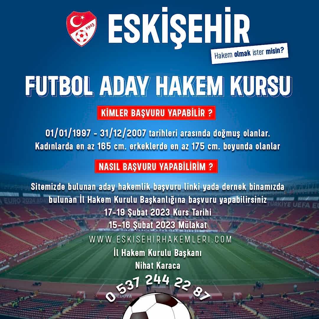 Hakem Olmak İster Misiniz?